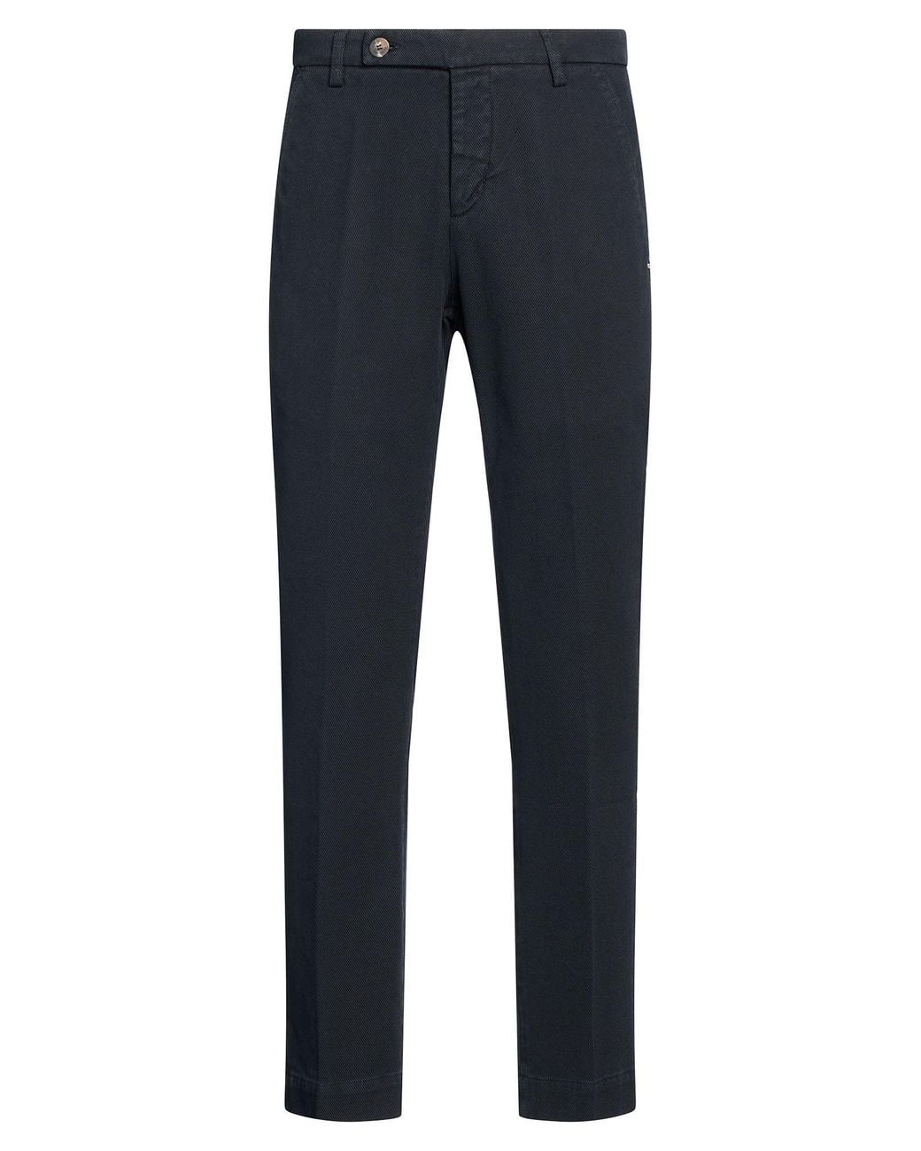 Entre Amis Blue Pants Cotton, Elastane for men