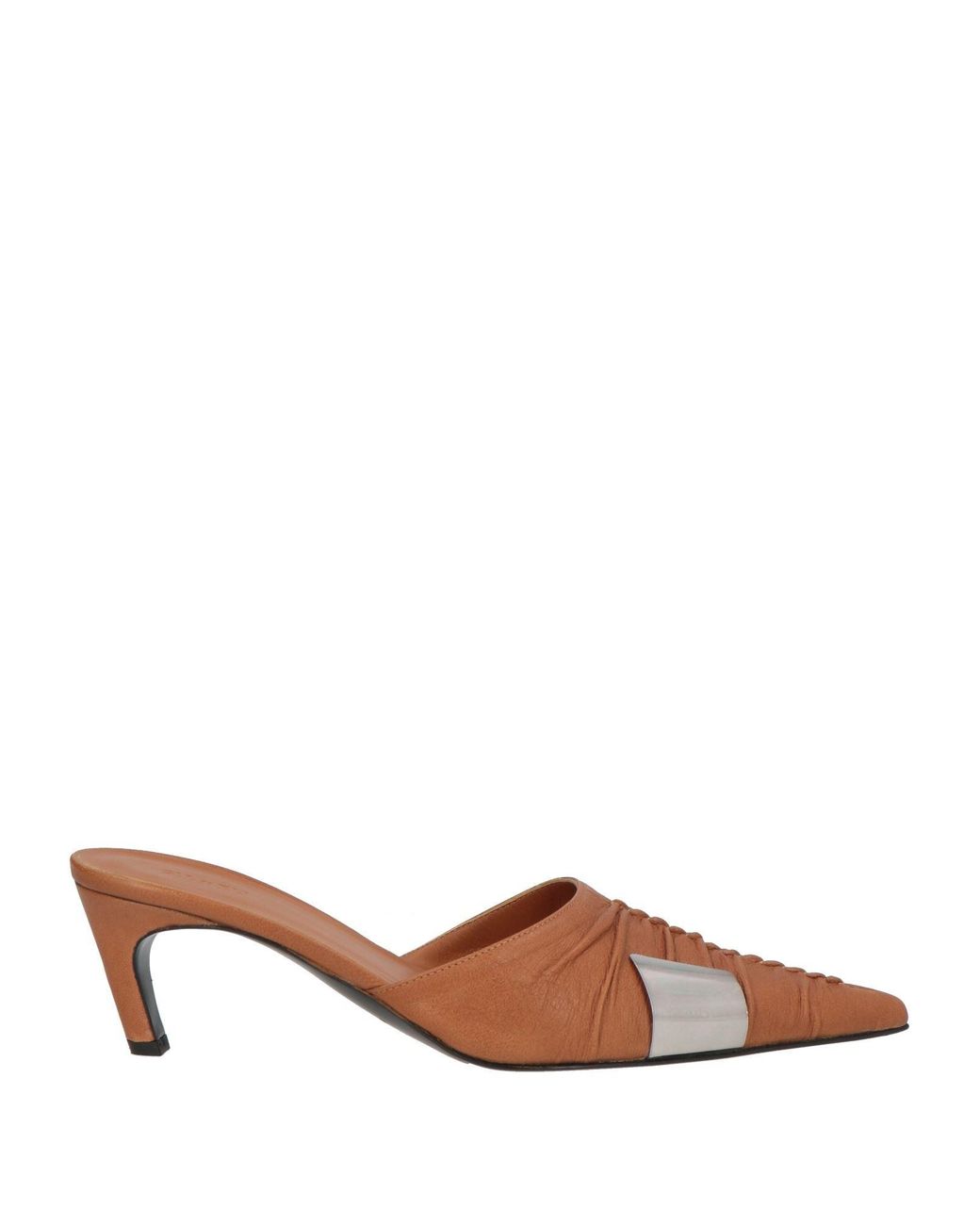 Gia Borghini Brown Mules & Clogs Leather