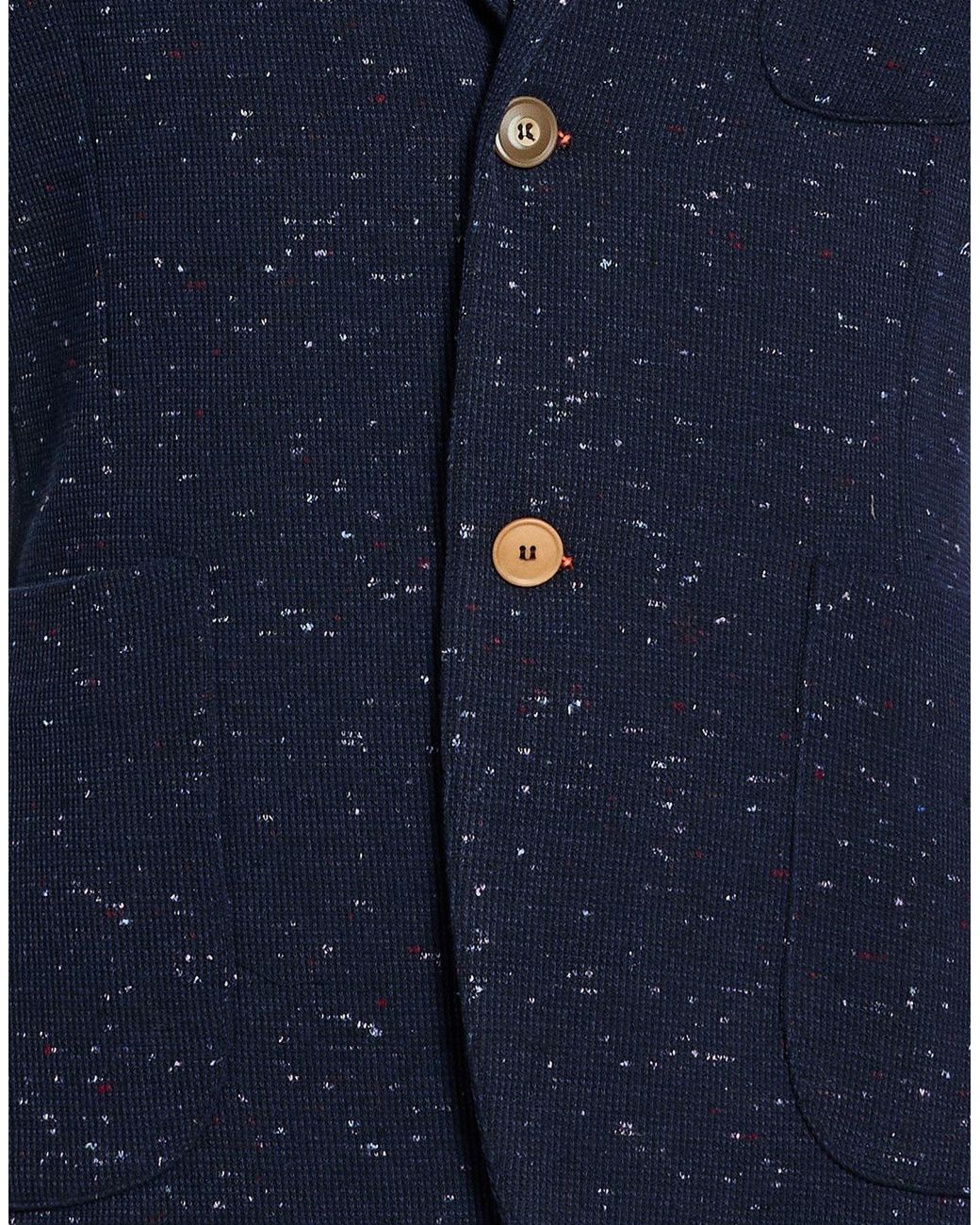 Bob Blue Blazer Polyester, Cotton, Viscose for men