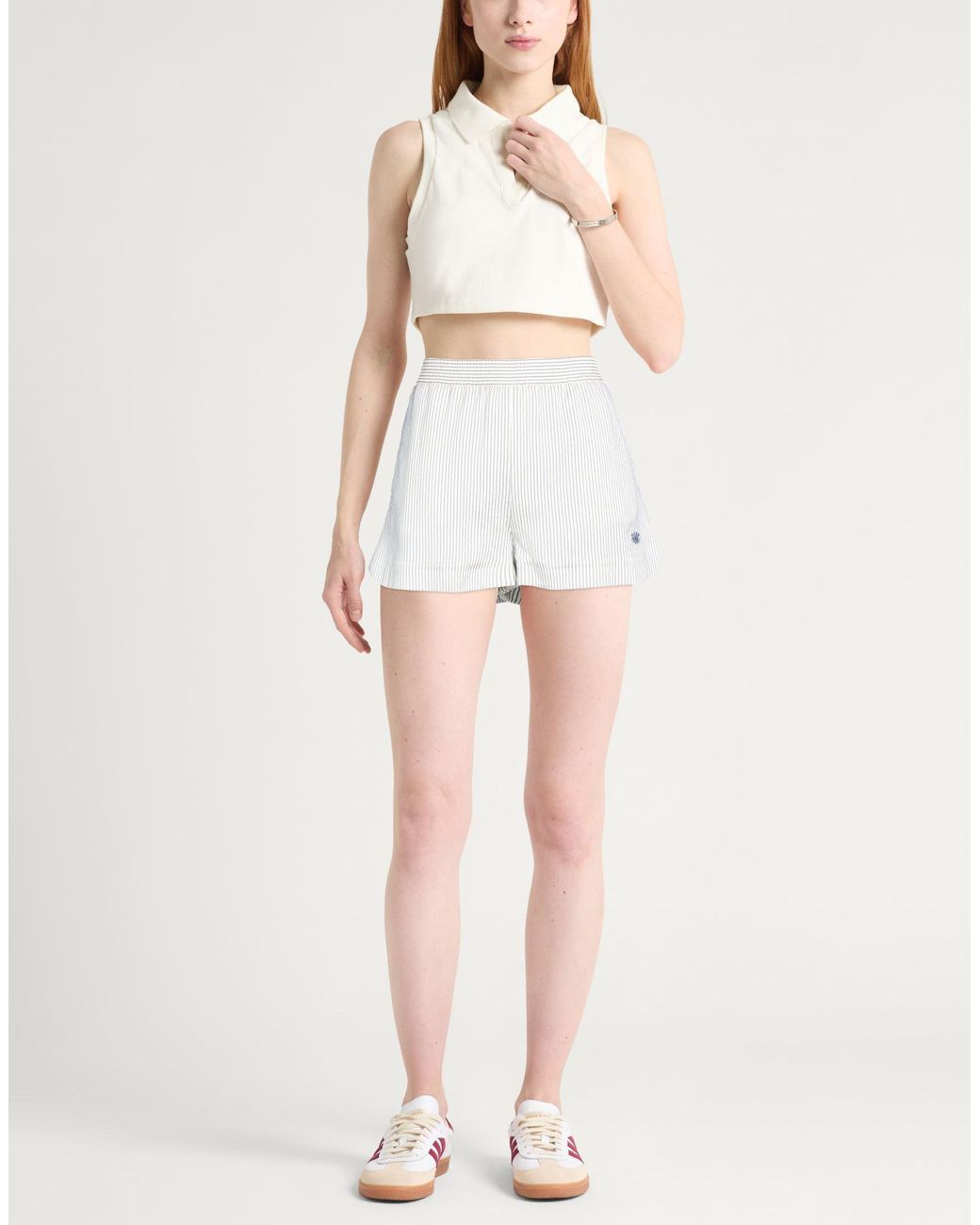 Stella McCartney White Shorts & Bermuda Shorts