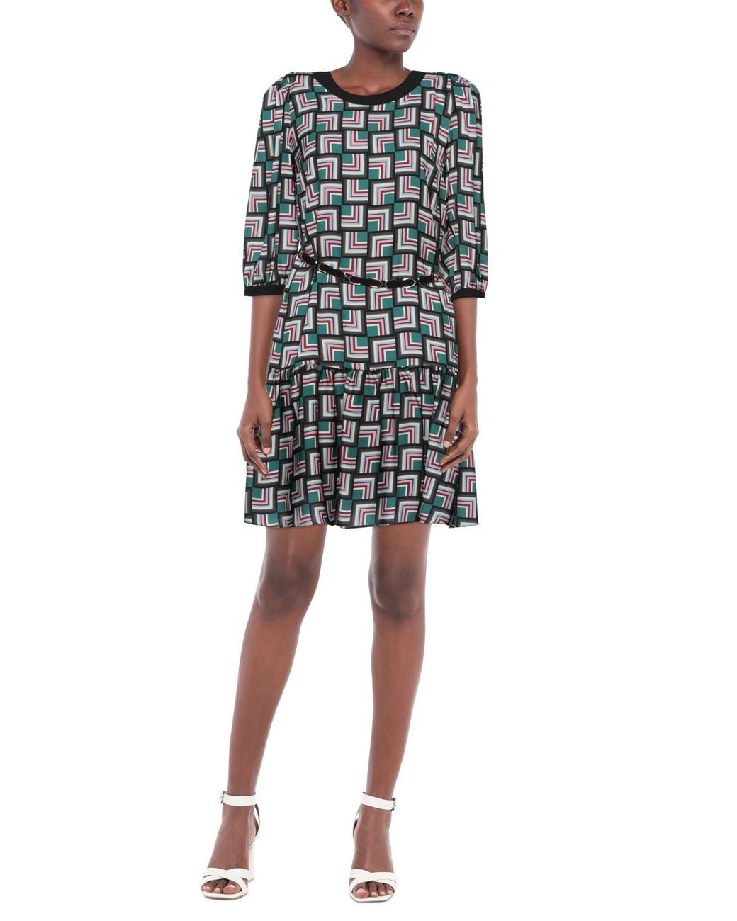 Hanita Green Mini Dress