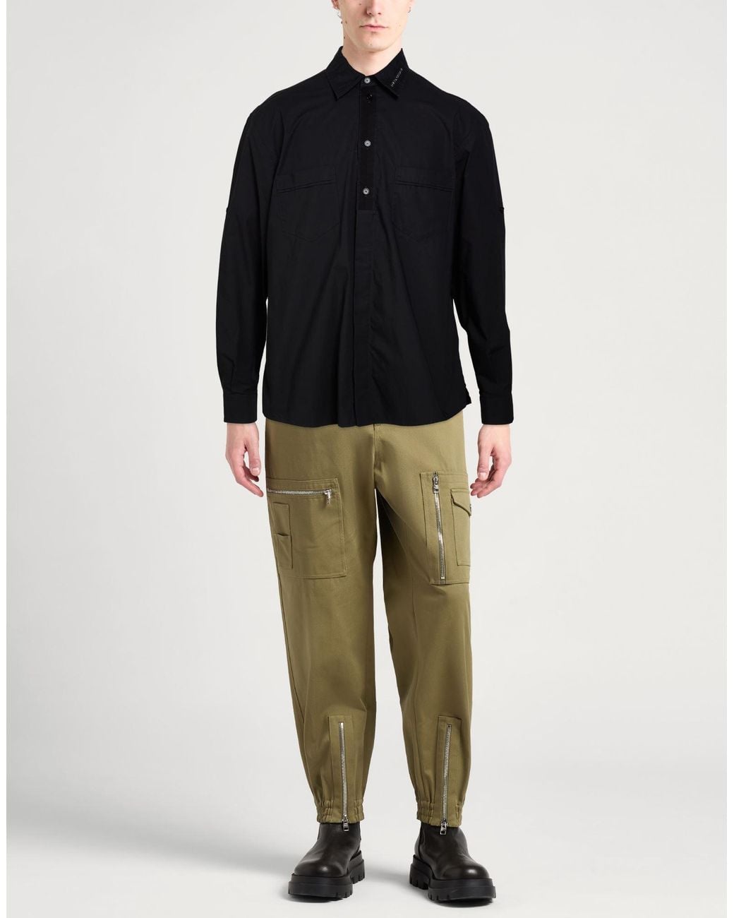 Dolce & Gabbana Blue Shirt Cotton, Elastane for men