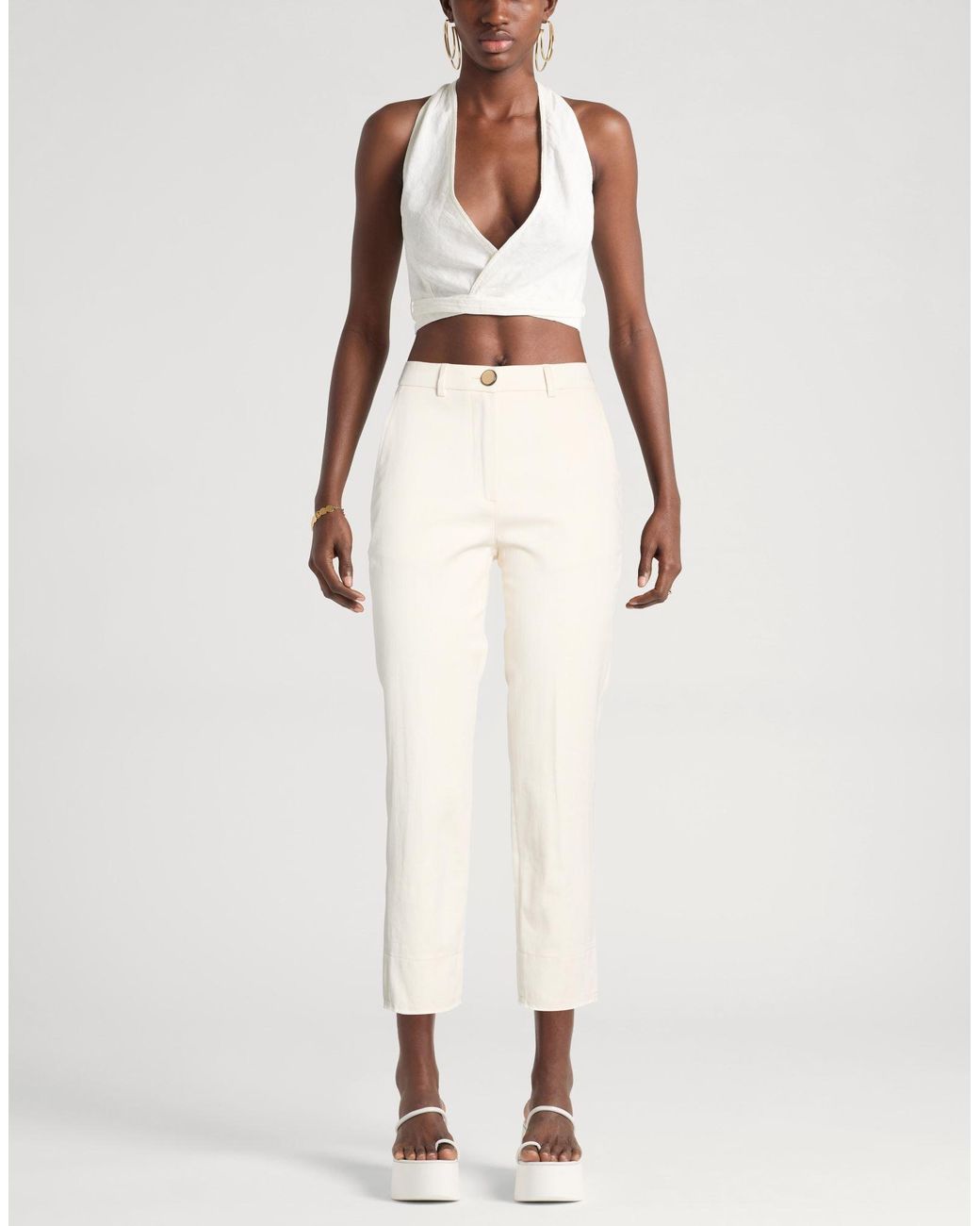 SEVENTY VENEZIA White Pants
