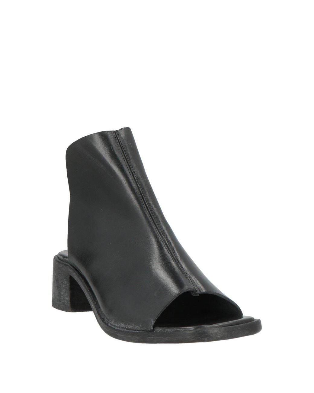 Moma Black Sandals Leather