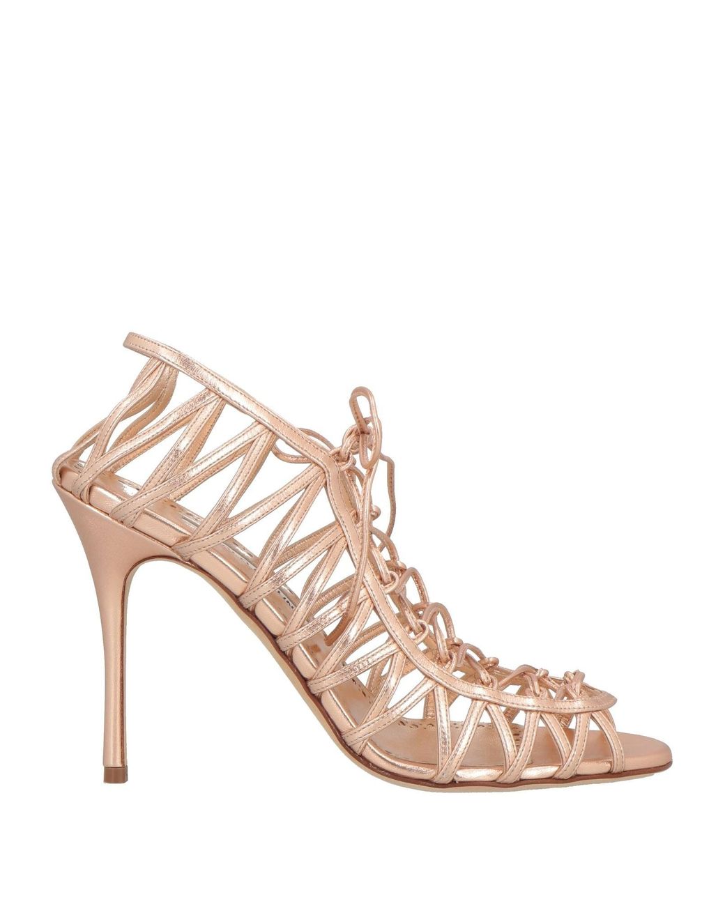 Manolo Blahnik Pink Sandale