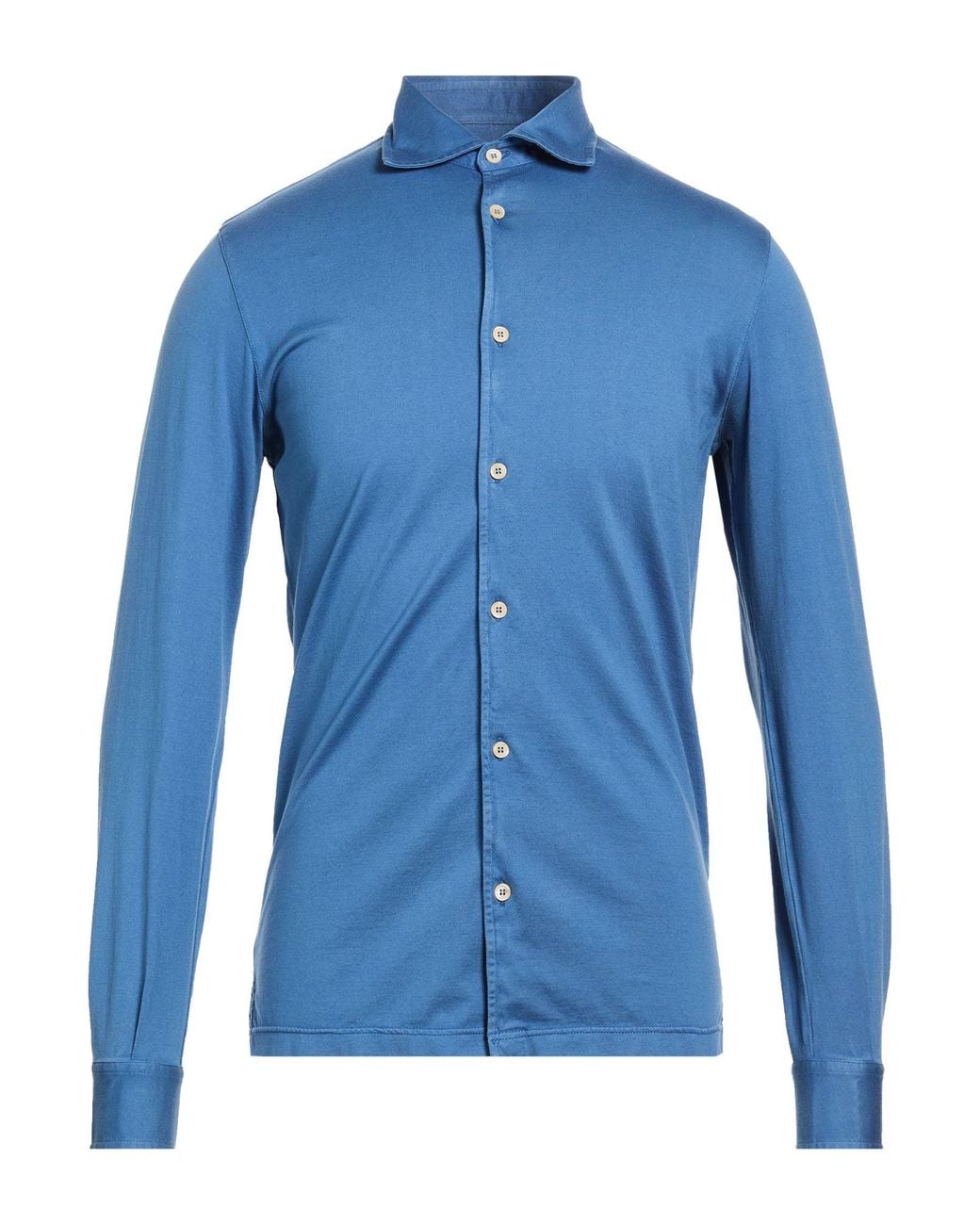Fedeli Blue Shirt for men