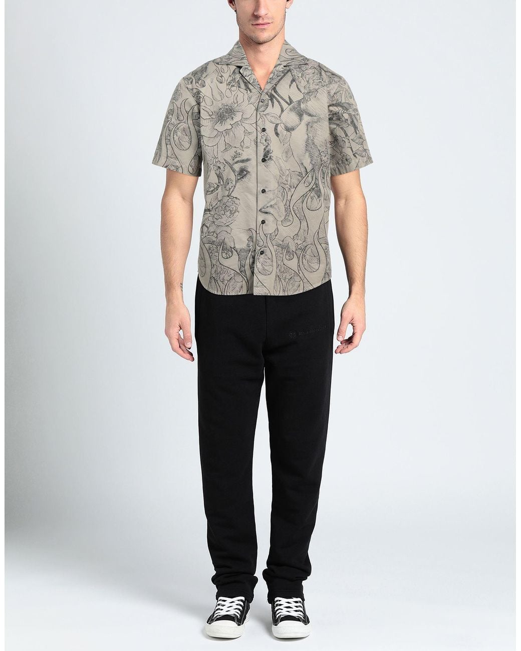 DSquared² Gray Shirt Cotton for men