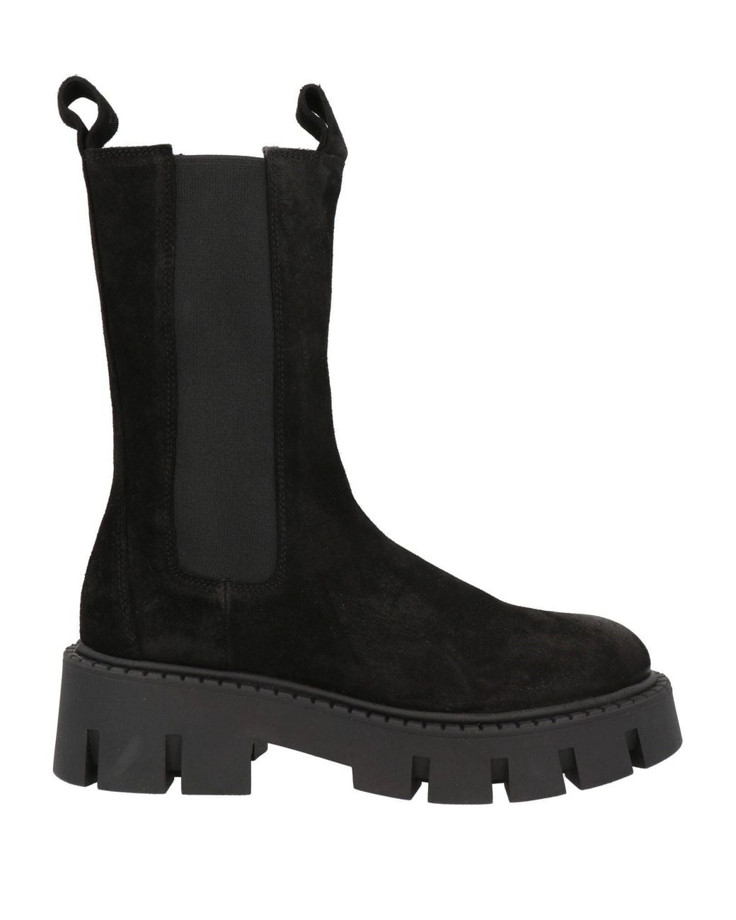 COPENHAGEN Black Ankle Boots Leather