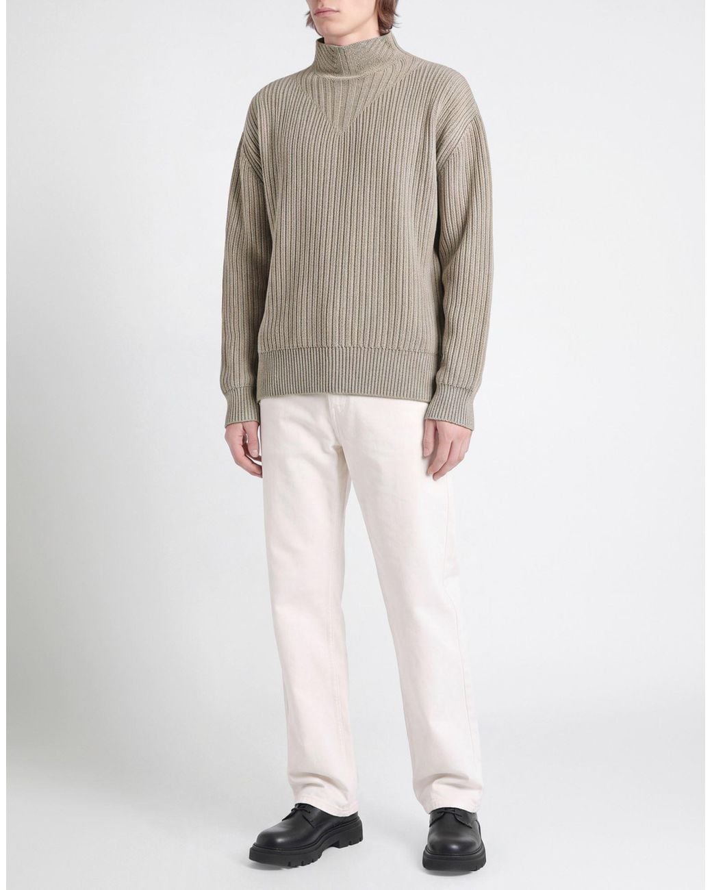 Rick Owens Gray Sweater Virgin Wool for men