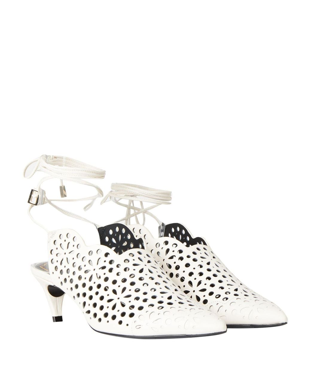 Roger Vivier White Mules & Clogs