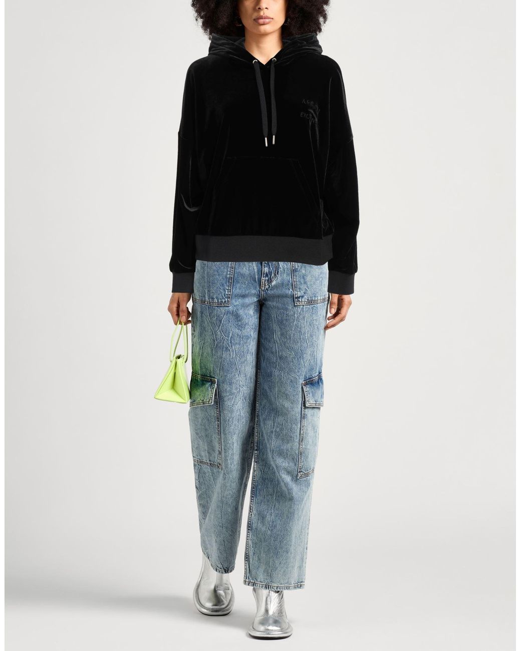 ARMANI EXCHANGE Black Sweatshirt