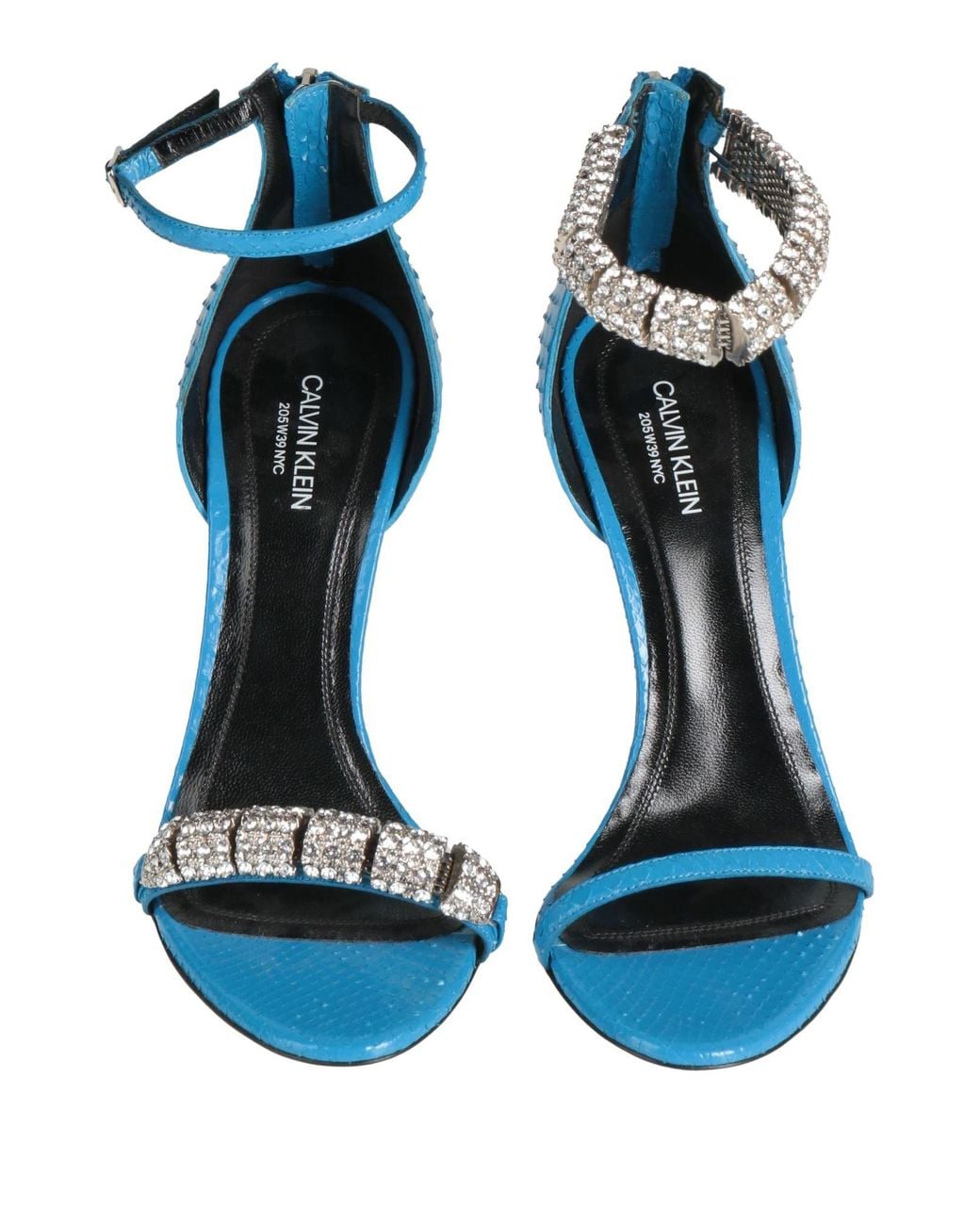 Calvin Klein Blue Azure Sandals Leather