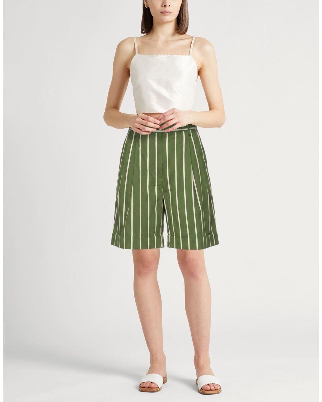 Aspesi Green Shorts & Bermuda Shorts