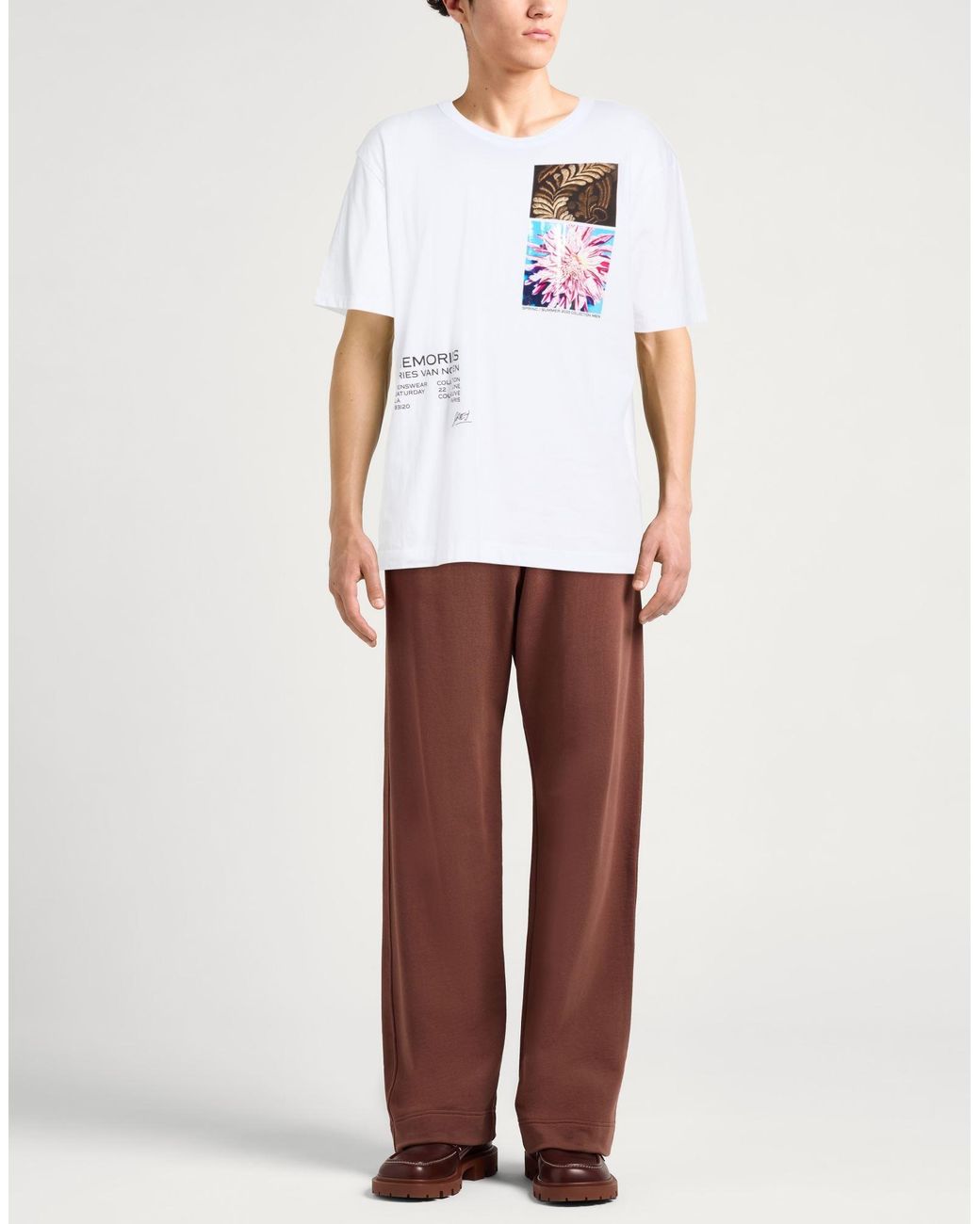 Dries Van Noten White T-Shirts for men