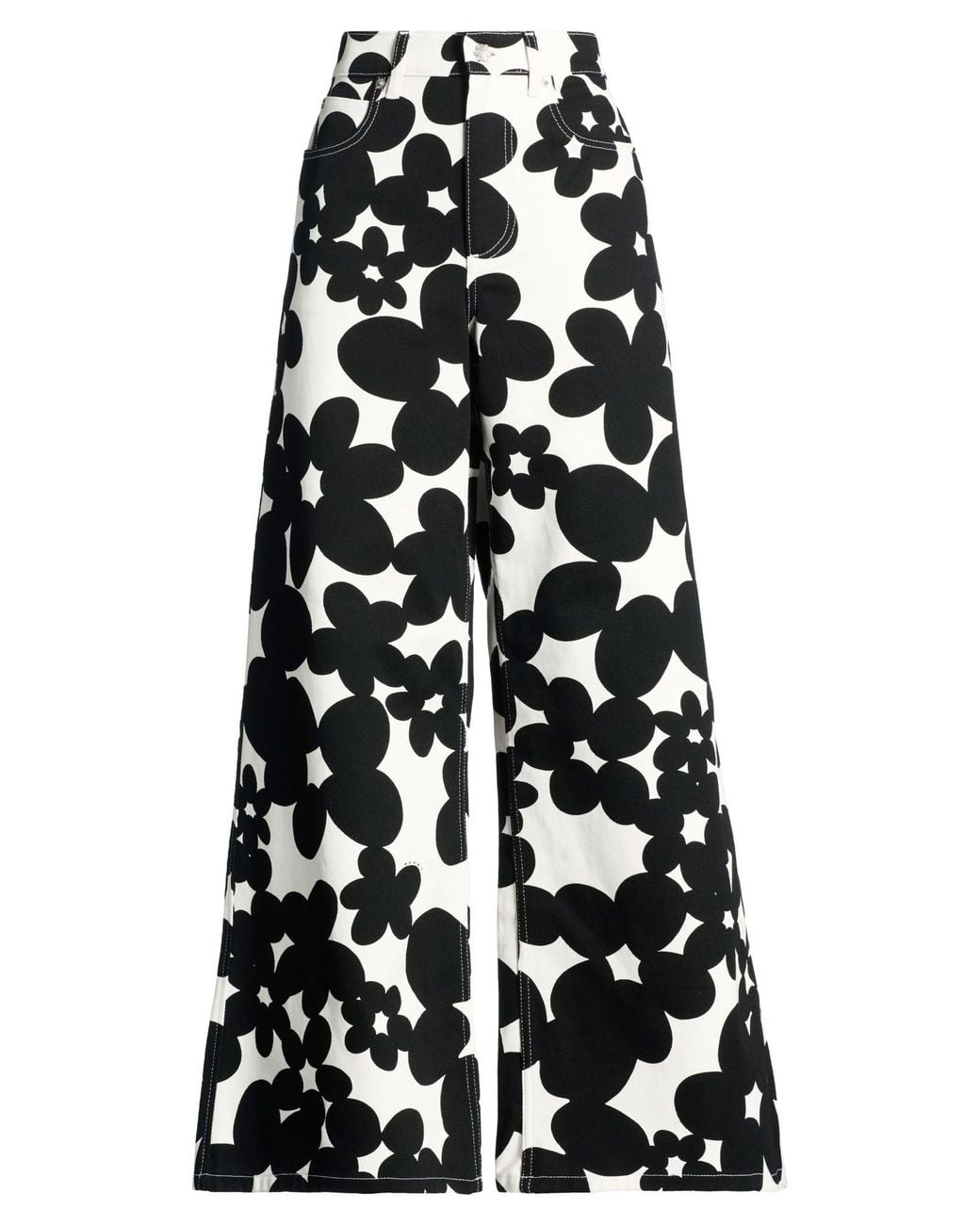 Marni White Pants Cotton