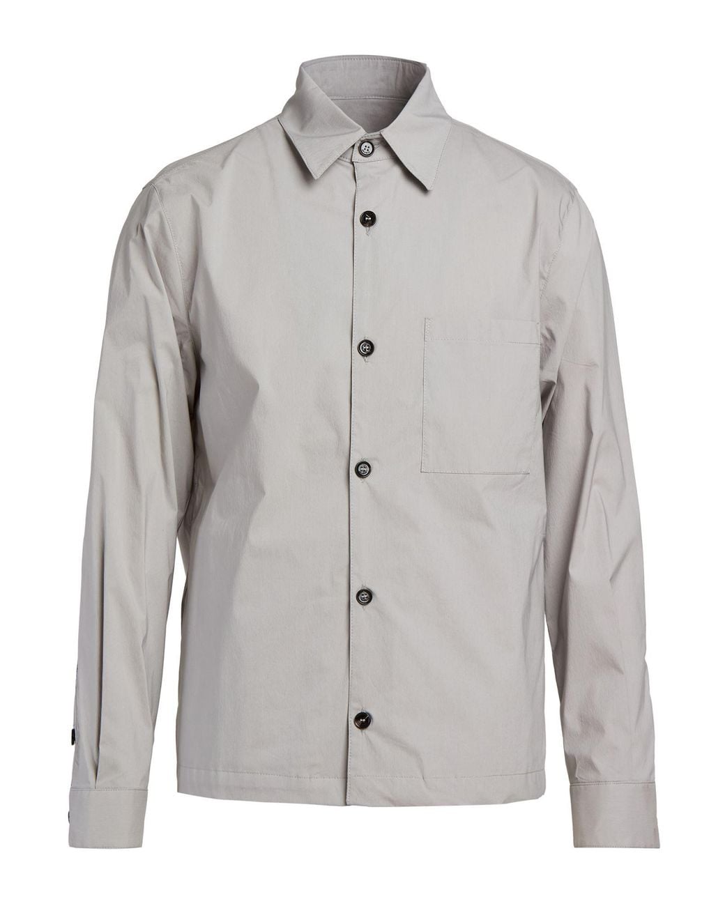 BE ABLE Gray Shirt Cotton, Polyamide, Elastane for men