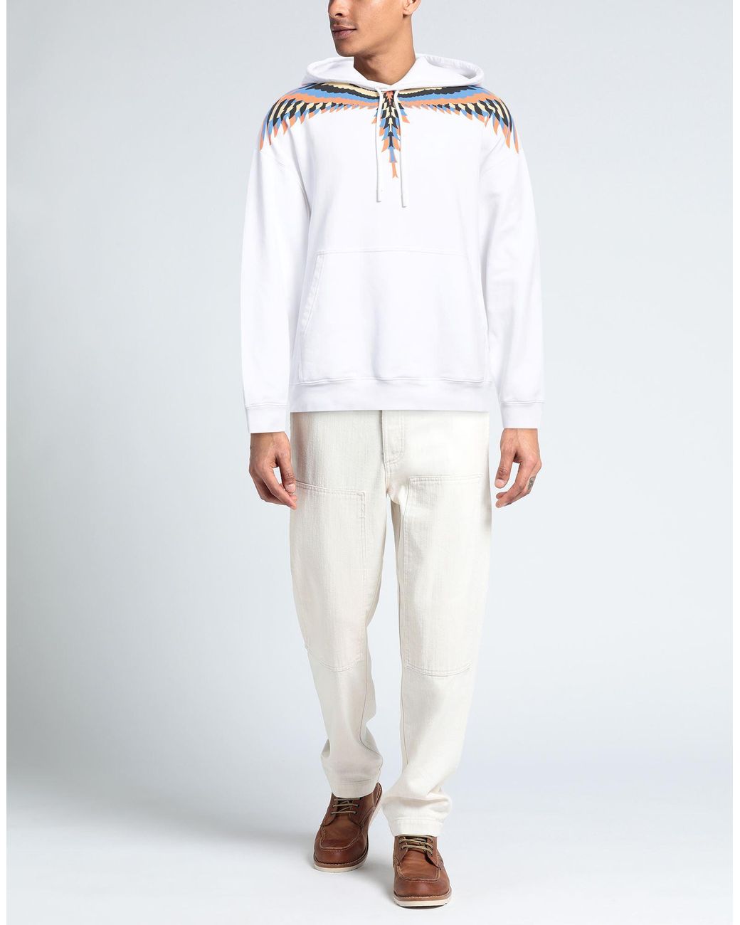 Marcelo Burlon White Sweatshirt for men