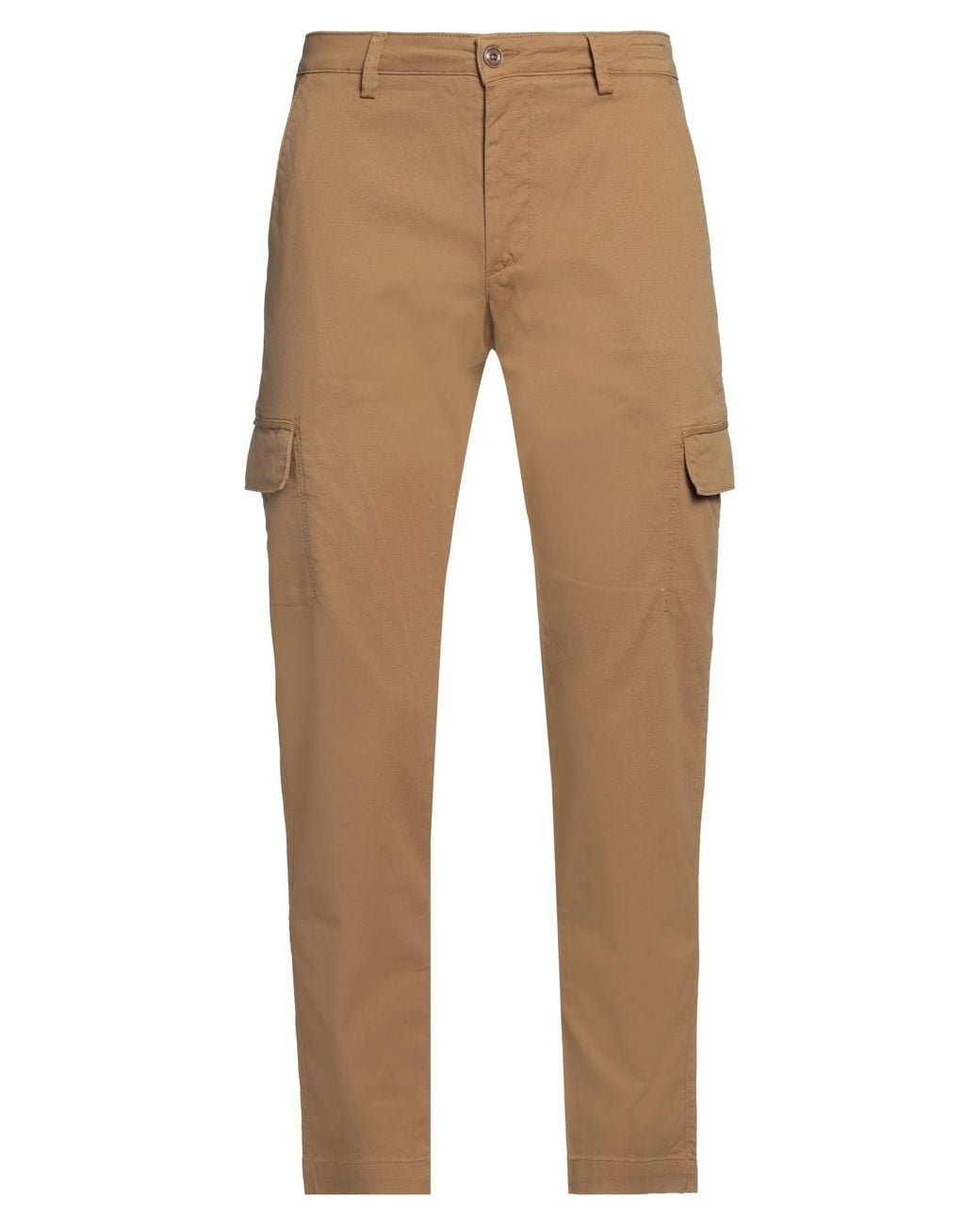 DISTRETTO 12 Natural Pants Cotton, Elastane for men