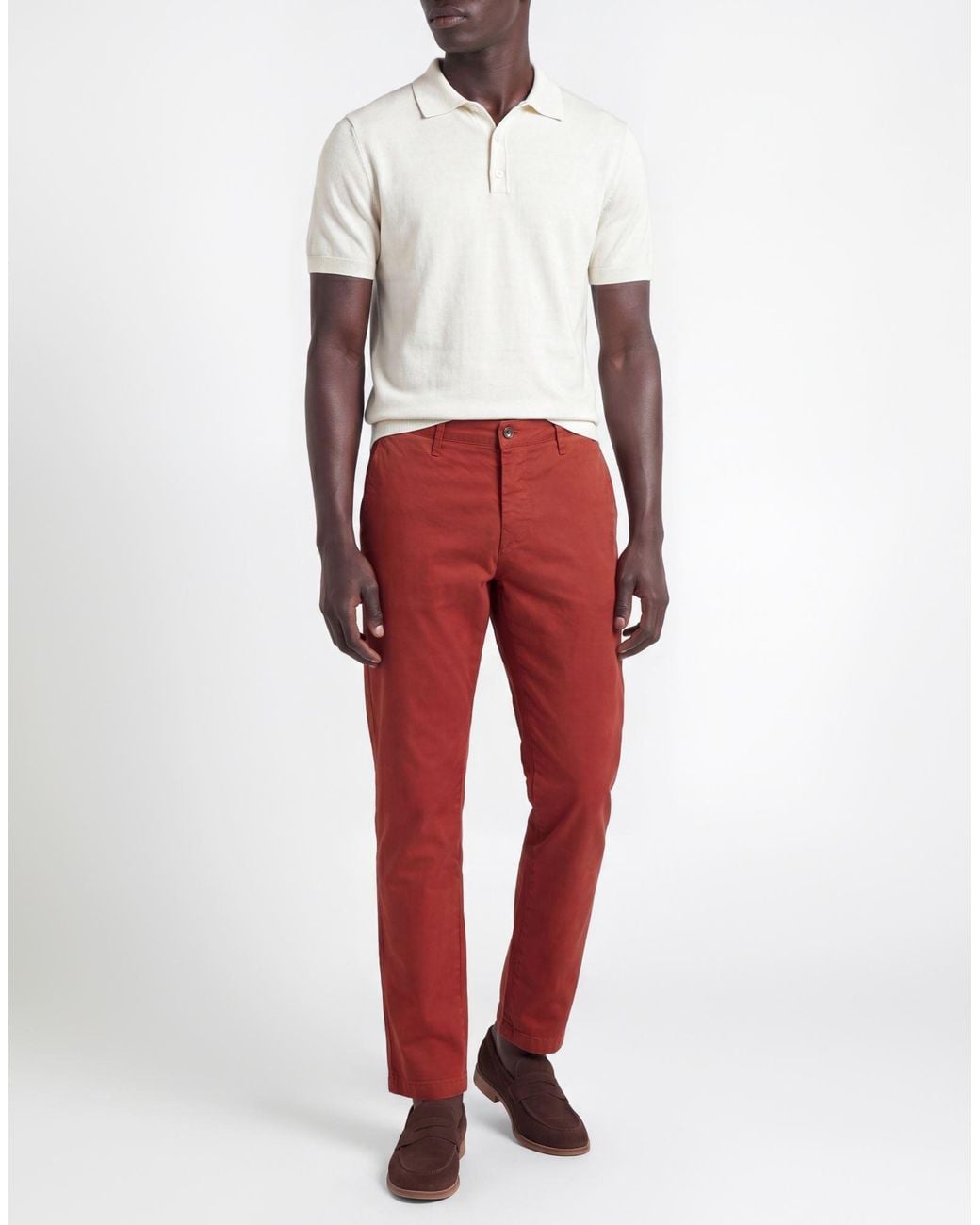 Squad² Red Pants Cotton, Elastane for men
