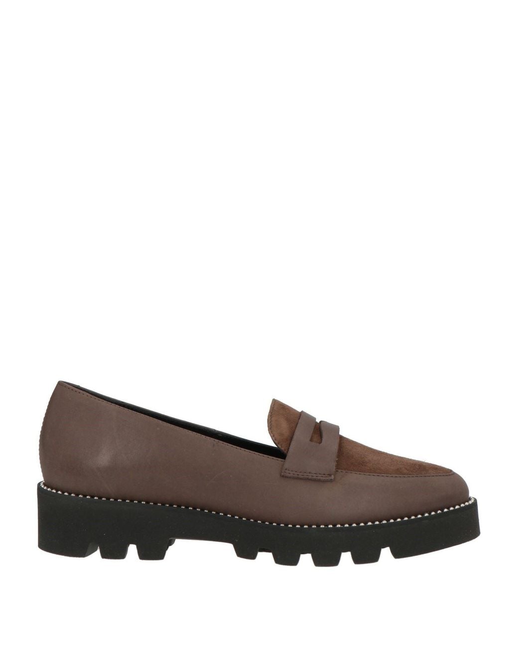 Cerruti 1881 Brown Loafers Cowhide, Goat Skin