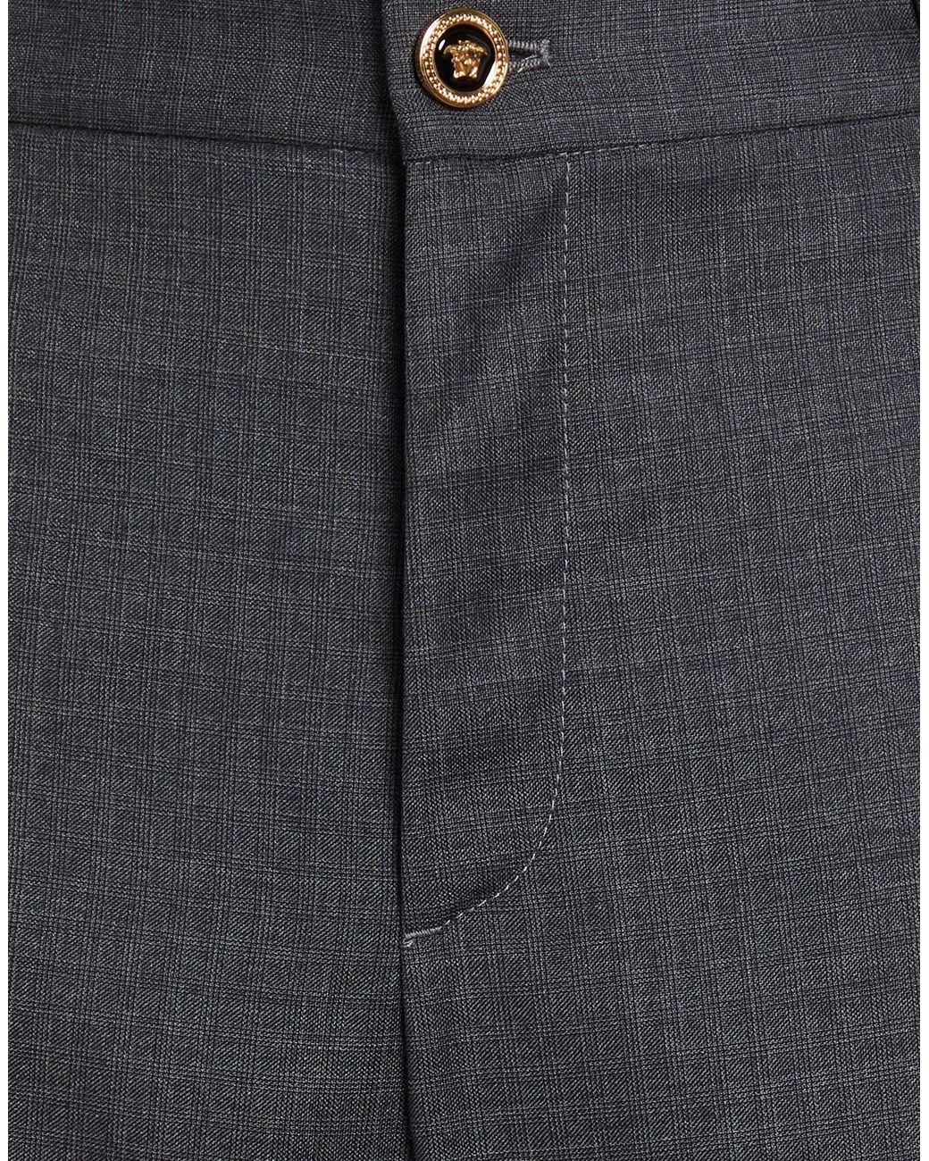 Versace Blue Pants Wool for men