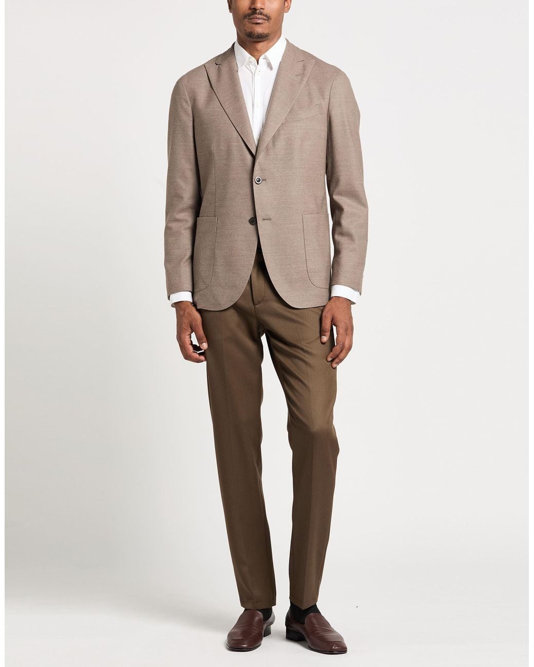 Boglioli Brown Blazer Virgin Wool for men
