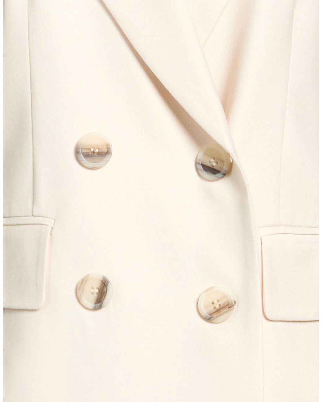 Peserico Natural Blazer Virgin Wool, Viscose, Elastane