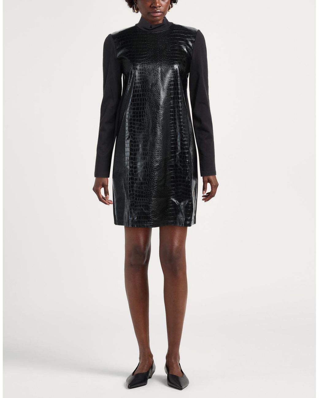 ARMANI EXCHANGE Black Mini Dress