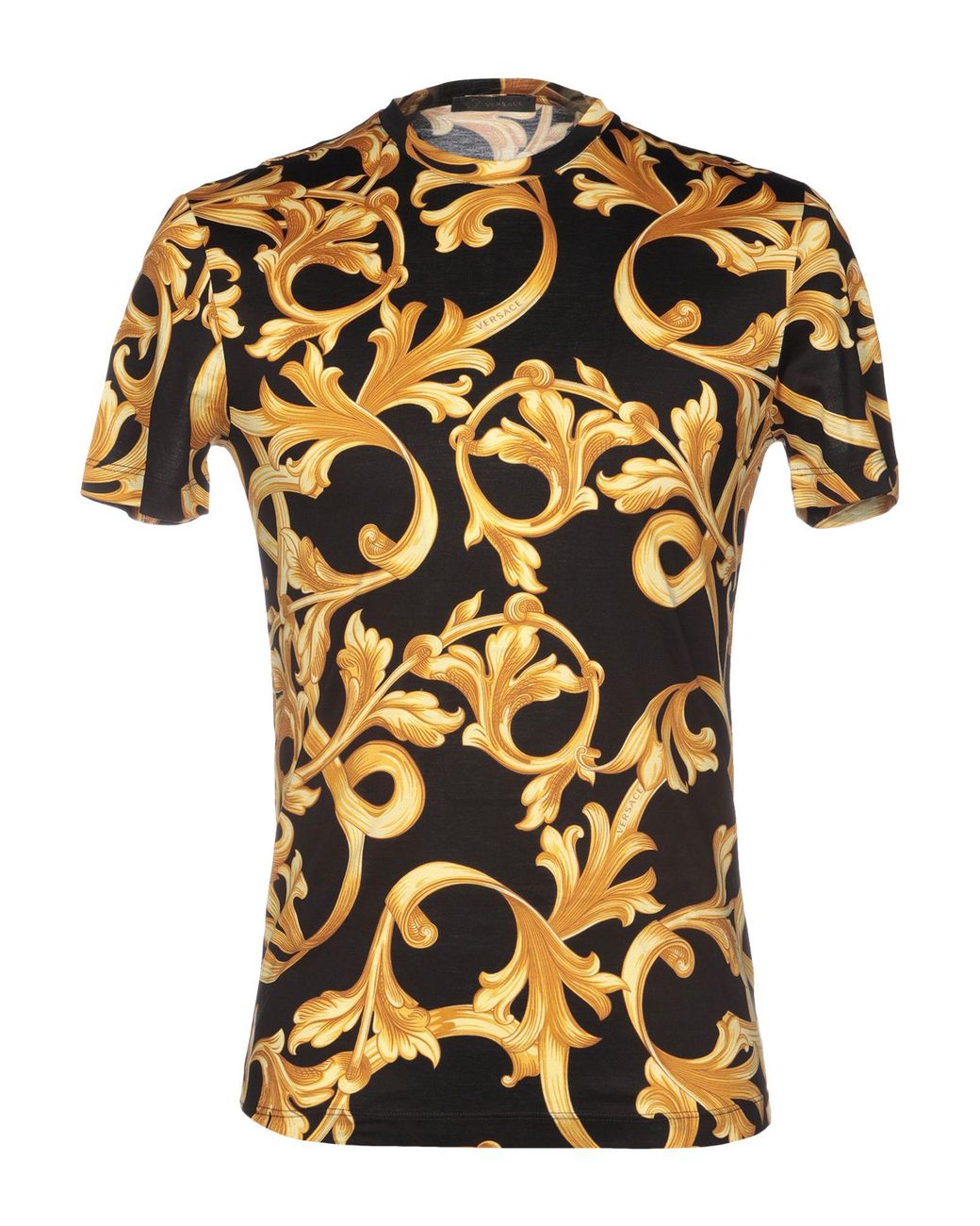 Versace Cotton 'barocco' Print Tank Top in Black Gold (Black) for Men ...