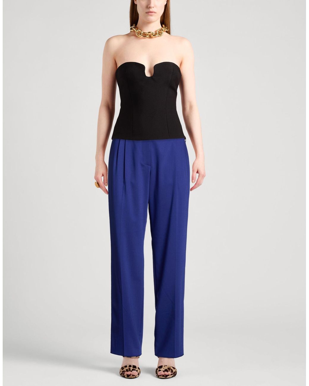 Liviana Conti Blue Trouser