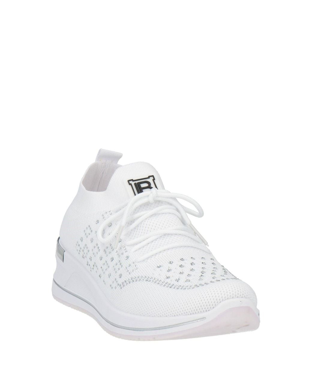 Laura Biagiotti White Sneakers Textile Fibers
