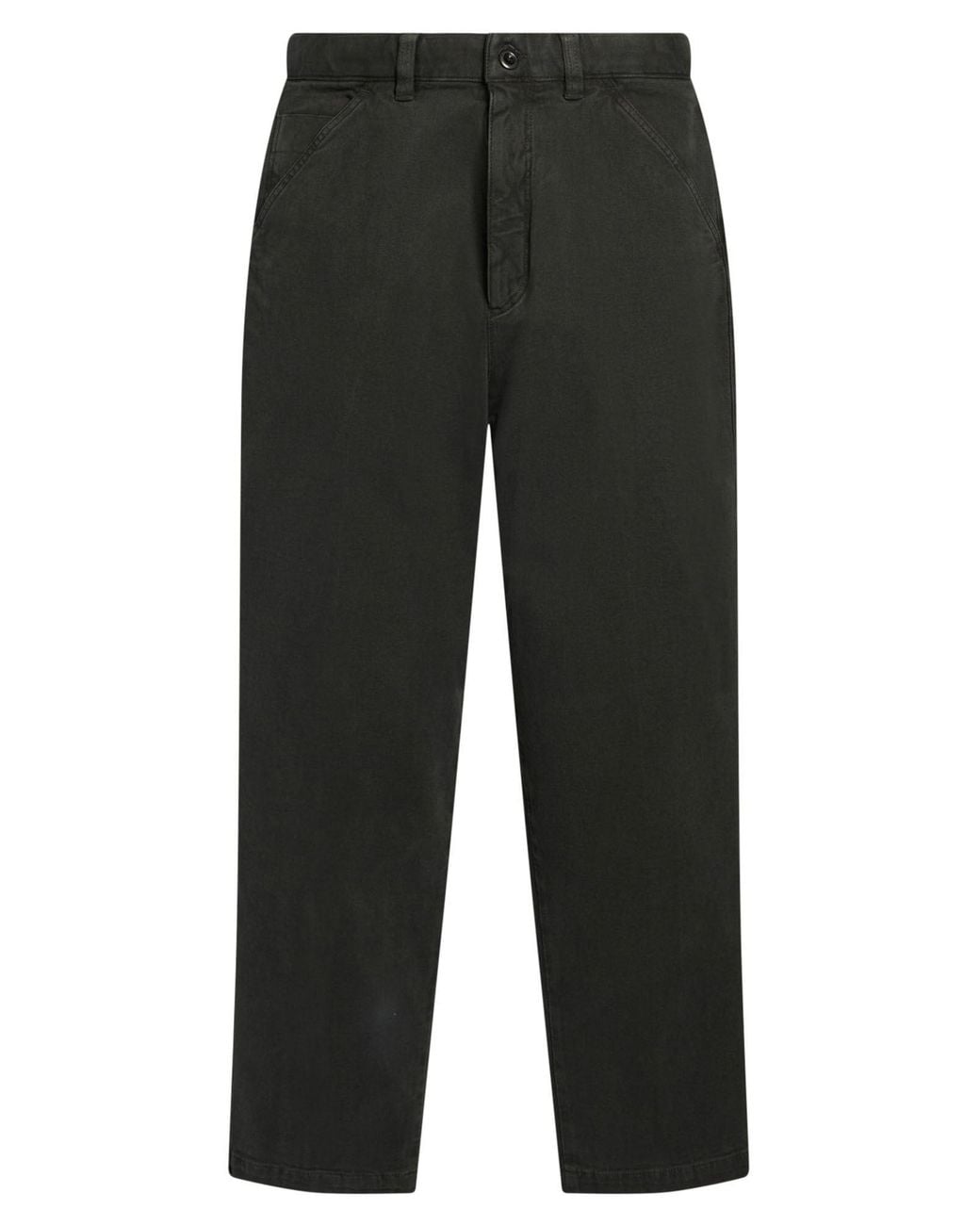 Incotex Black Slacks By Slowear Charcoal Pants Cotton, Elastane for men