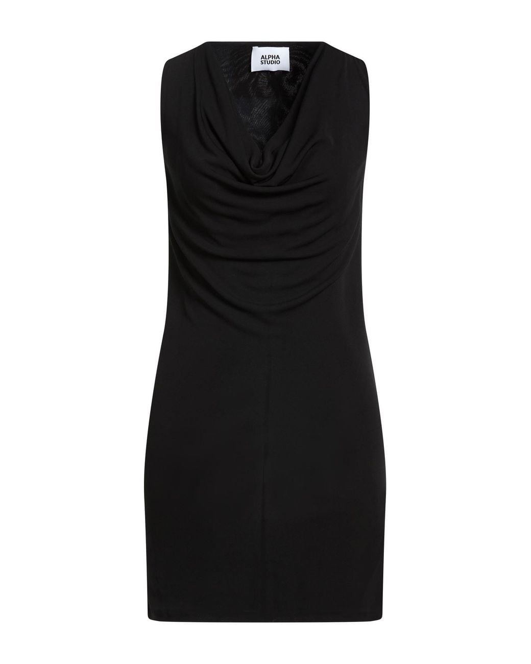 Alpha Studio Black Mini Dress