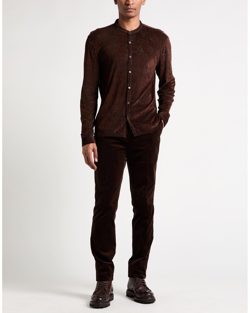 John Varvatos Brown Shirts for men