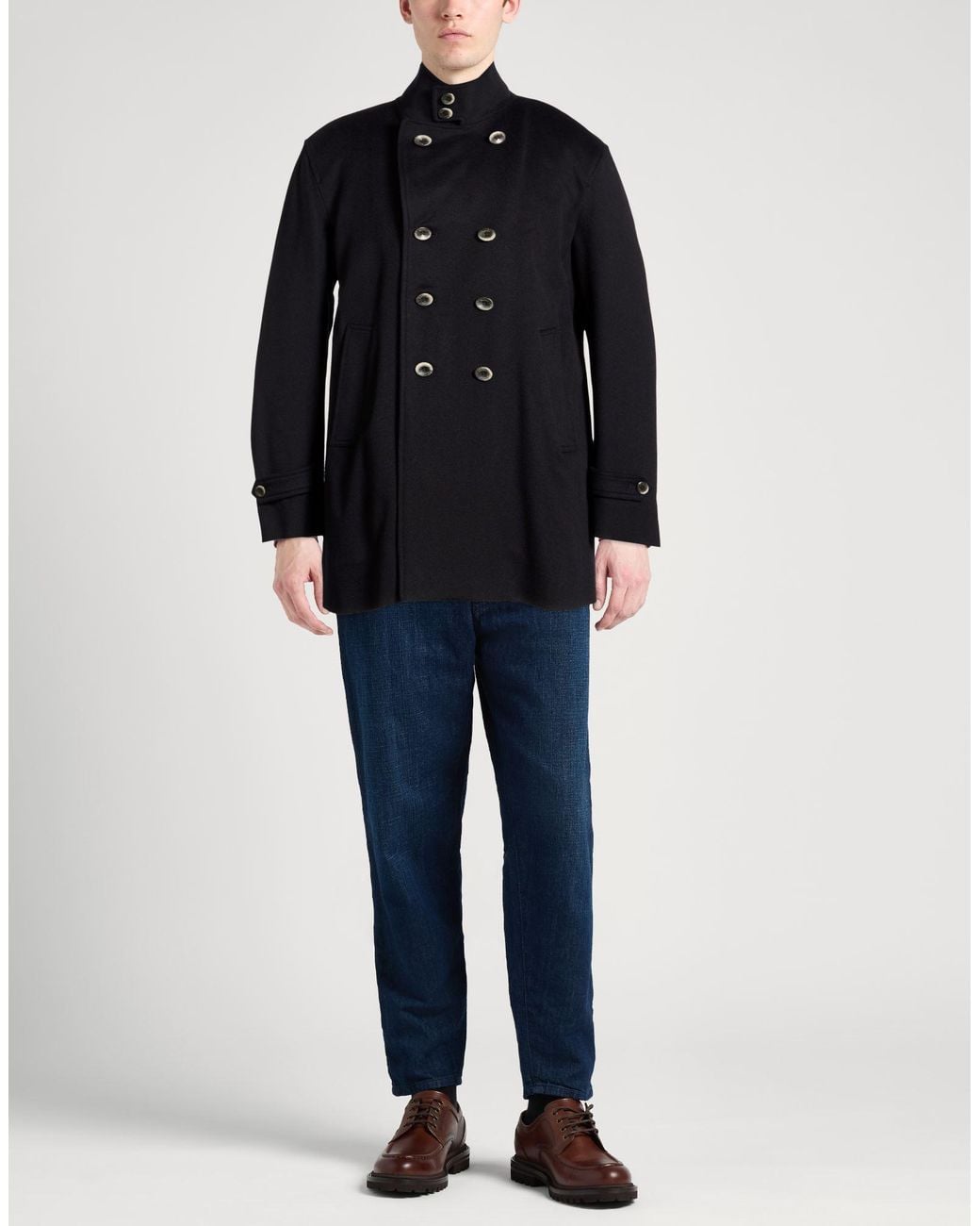 Herno Black Coat for men