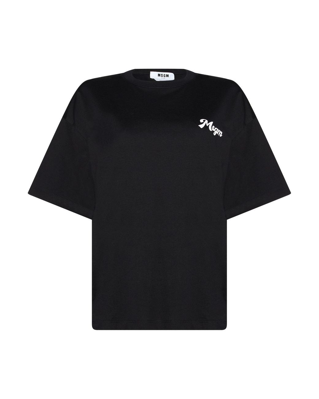 MSGM Black T-Shirts