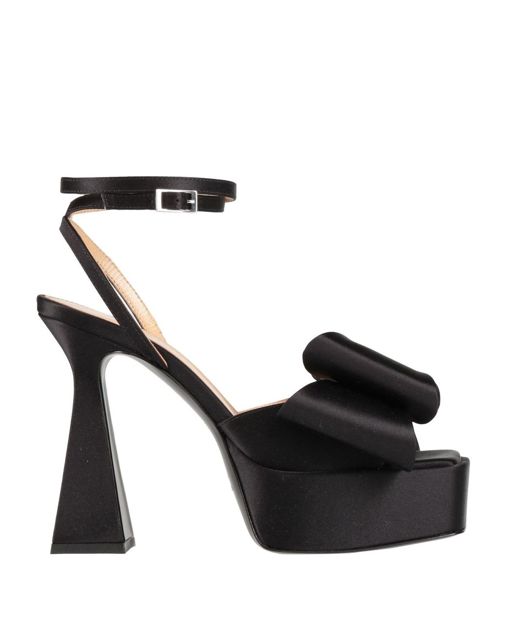 【関税&送料込】MACH & MACH Sandals Black MACH & MACH Double Heart wedge sandals for Women - Black in