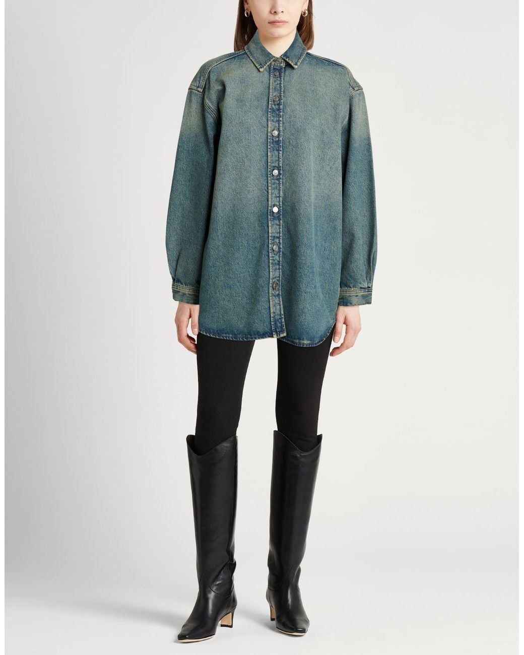 Samsøe & Samsøe Blue Denim Outerwear Organic Cotton