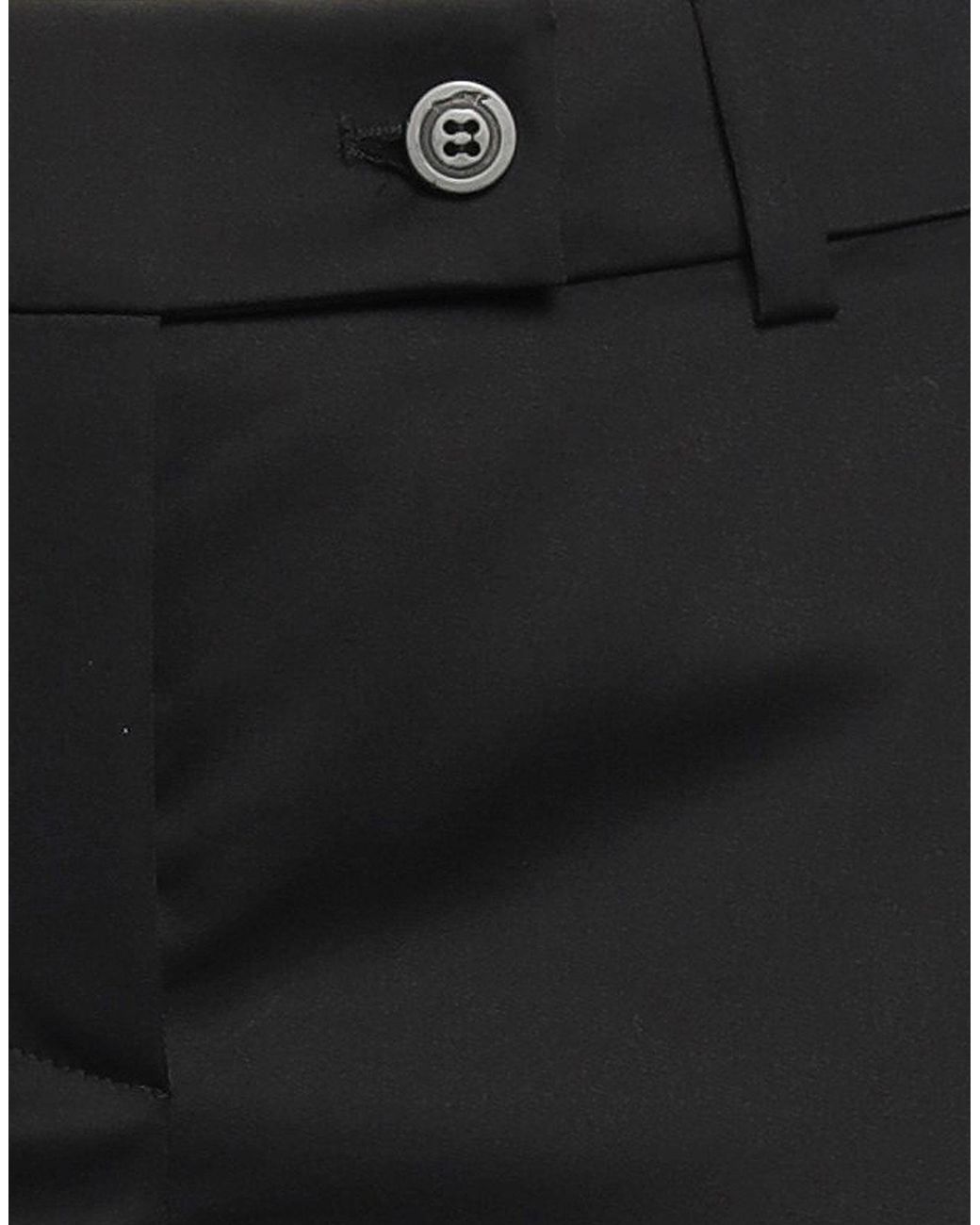 Trussardi Black Pants Cotton, Elastane