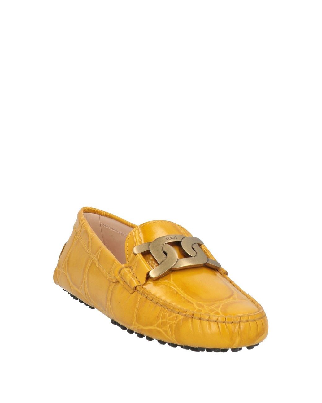 Tod's Yellow Loafers