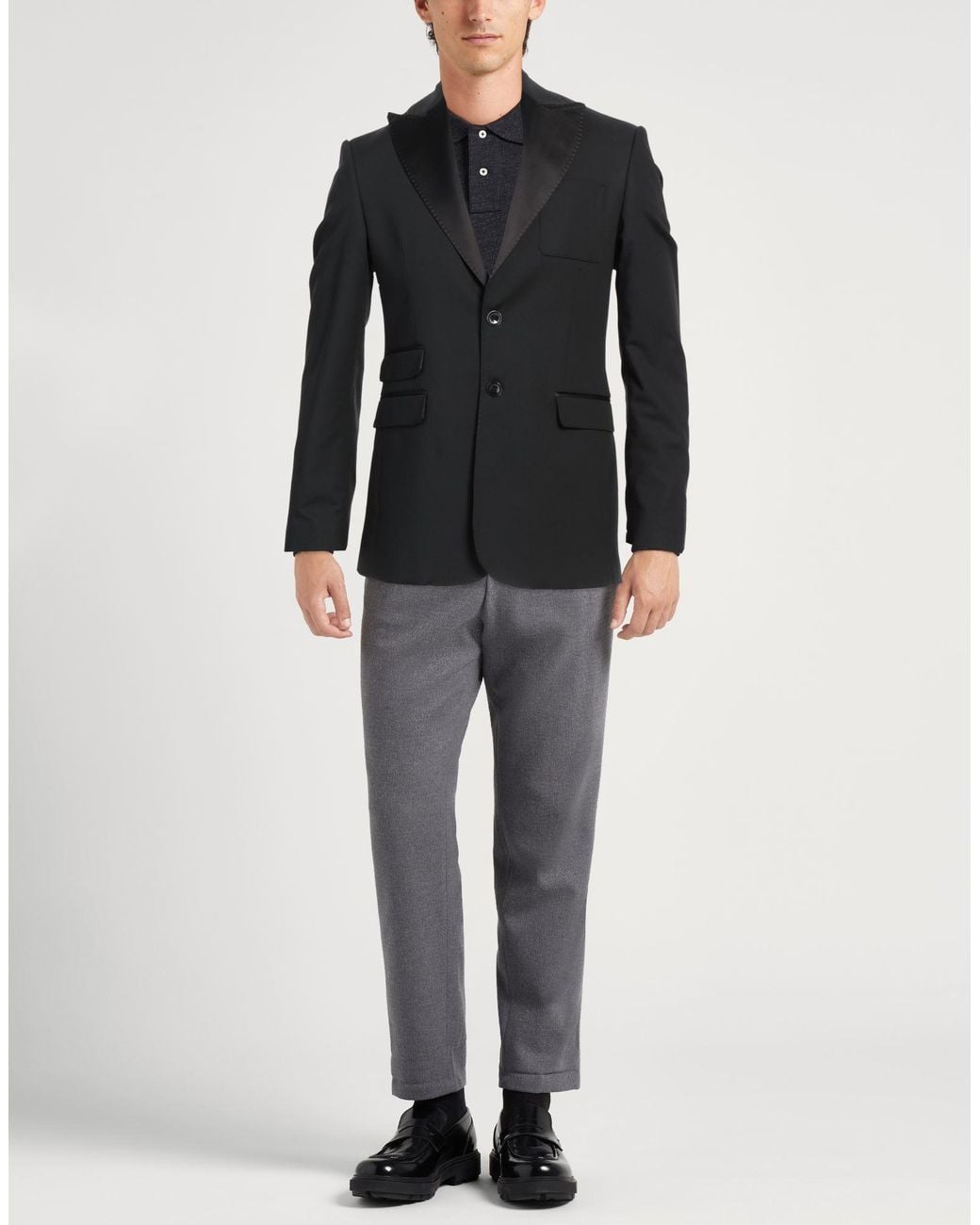 Gaelle Paris Black Blazer for men