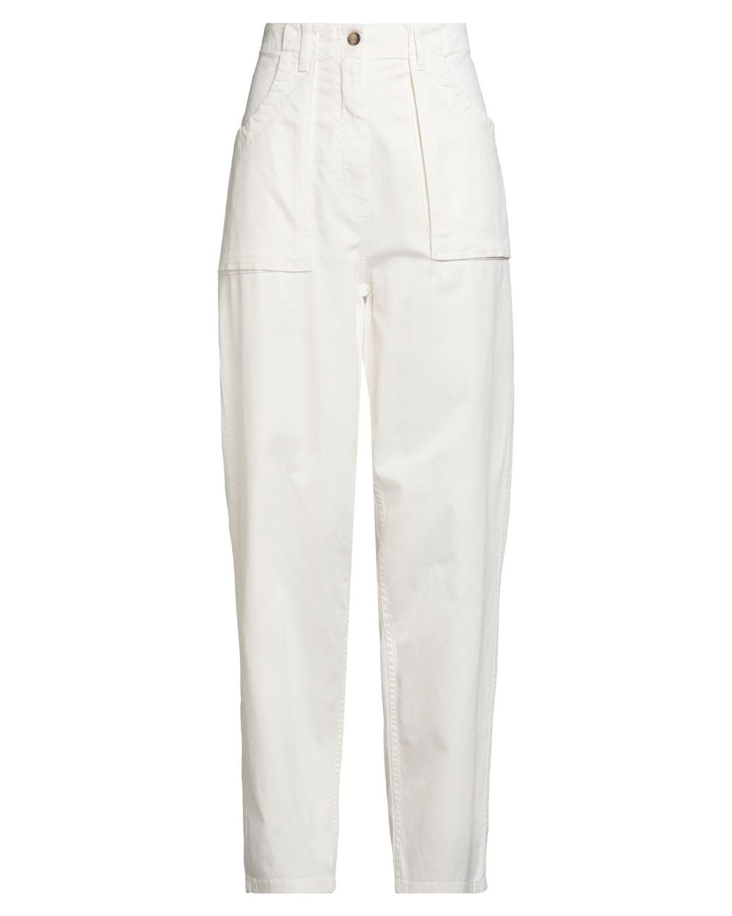 Semicouture White Trouser