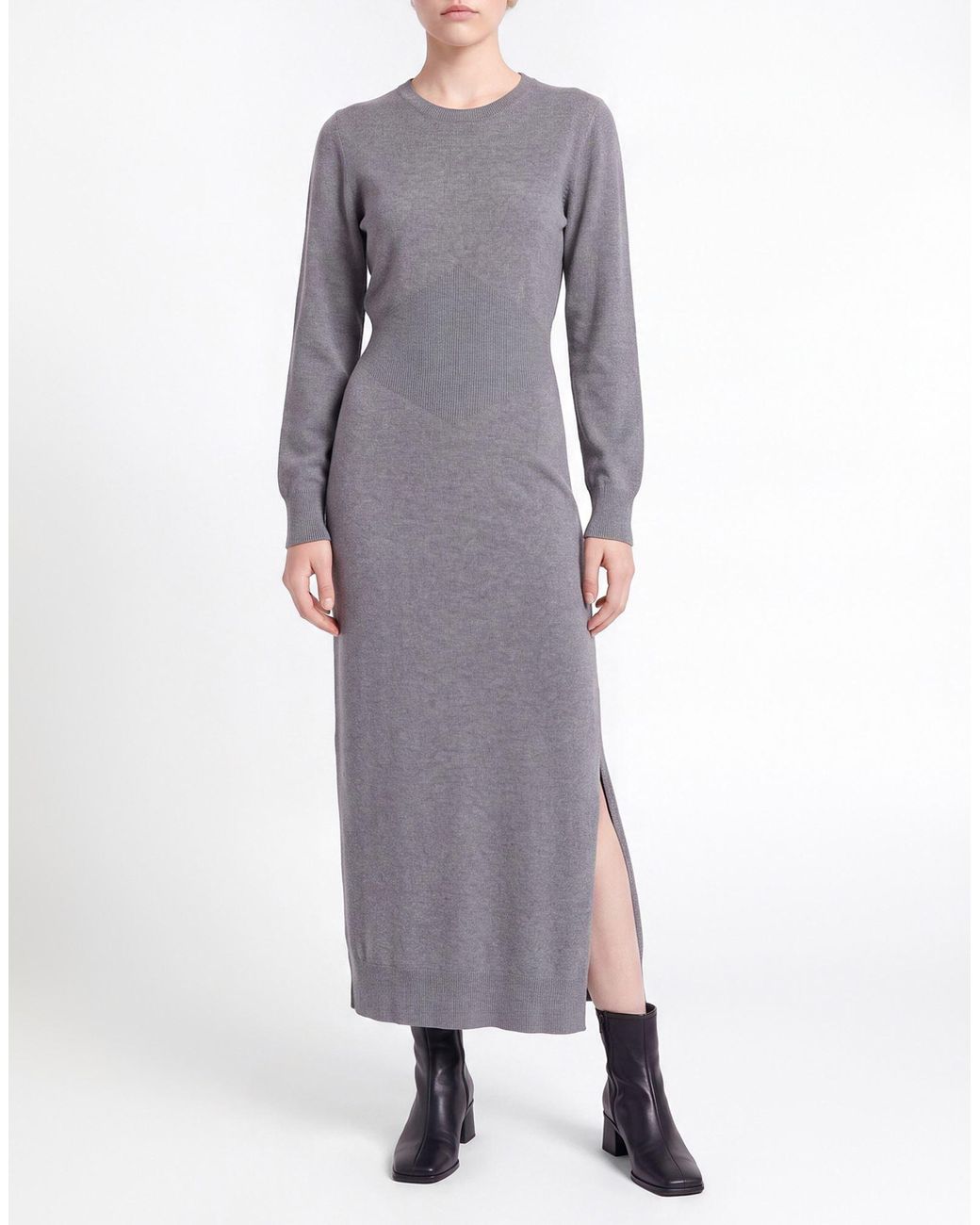 Givenchy Gray Maxi Dress Cashmere