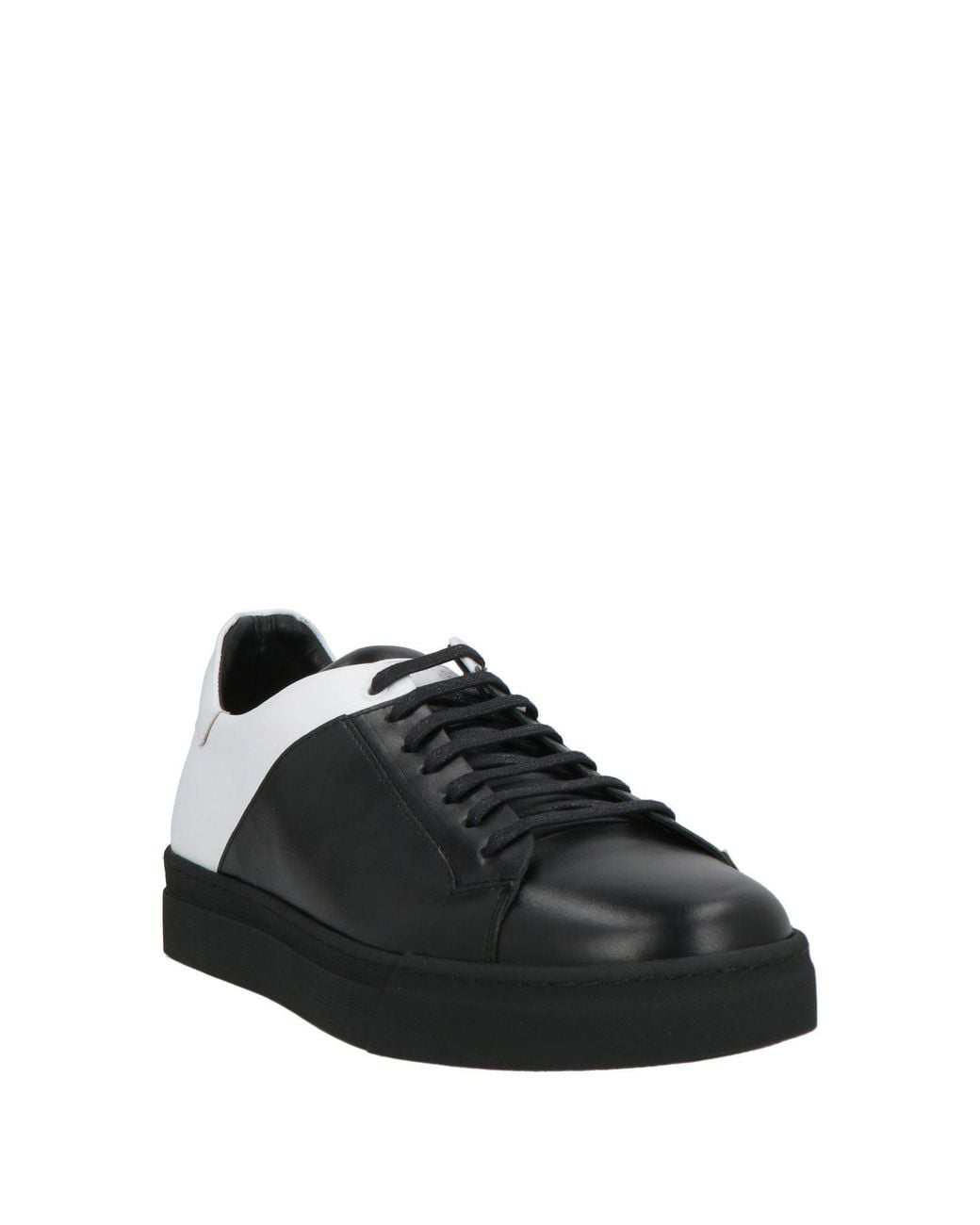 Cerruti 1881 Black Sneakers Cow Leather for men