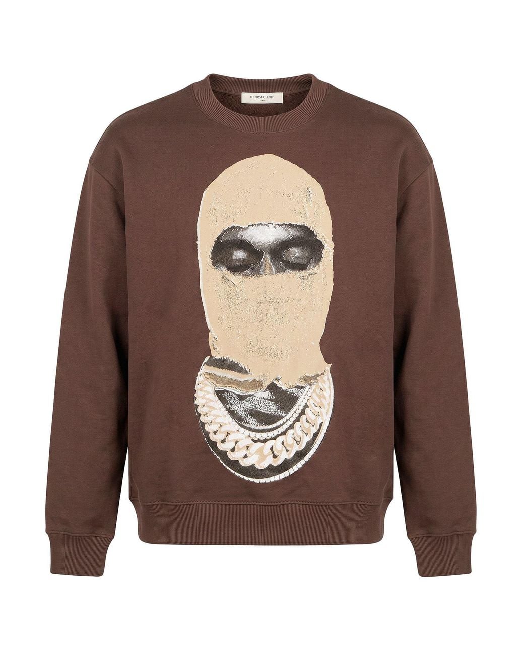 Ih Nom Uh Nit Brown Sweatshirt Cotton for men