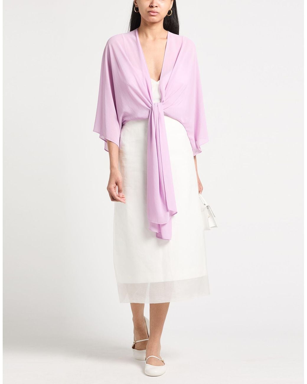 Patrizia Pepe Pink Shrug Polyester