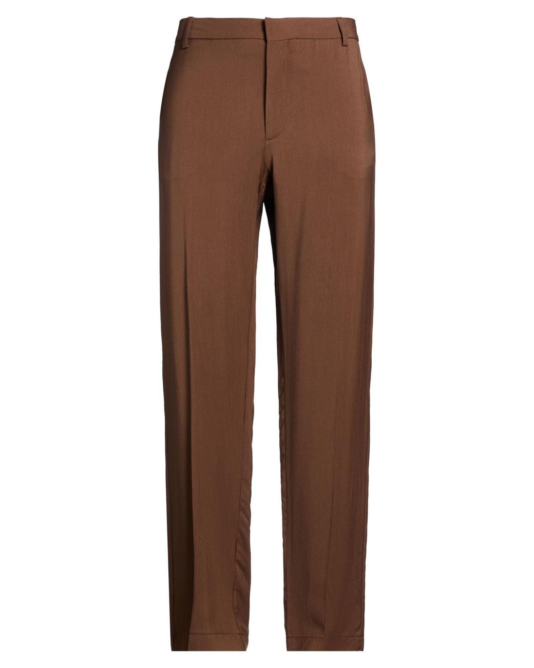 Maison Kitsuné Brown Pants Viscose for men