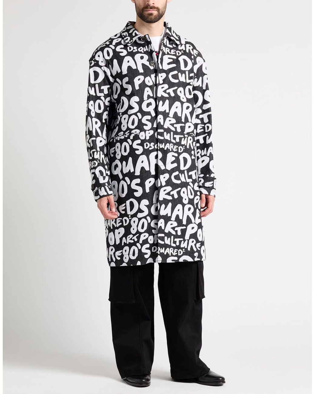 DSquared² White Denim Outerwear Cotton, Elastomultiester, Elastane for men