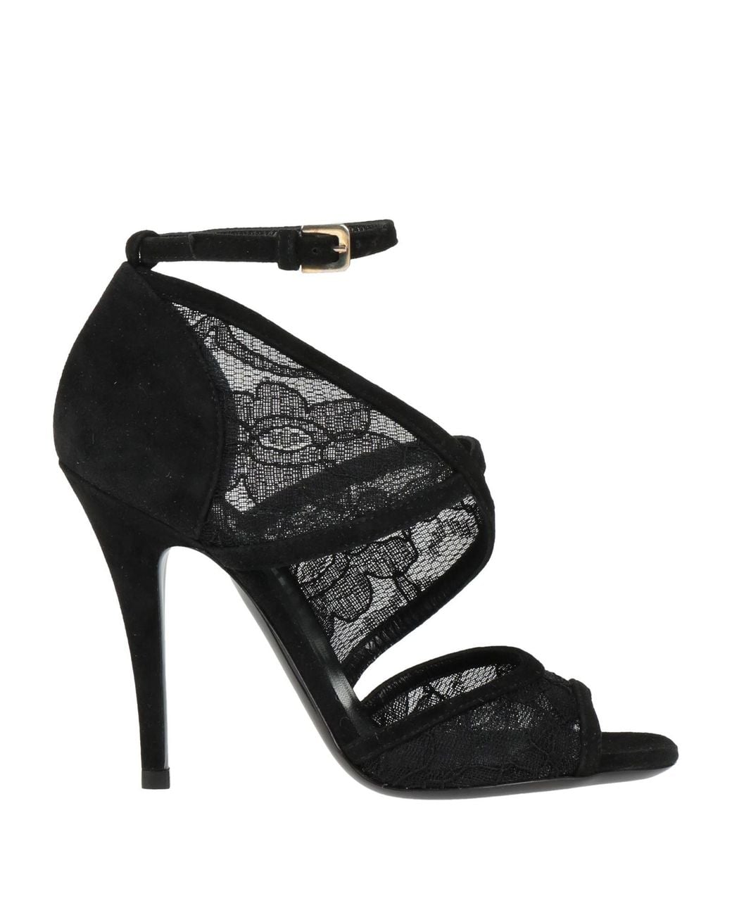 Pollini Black Sandale