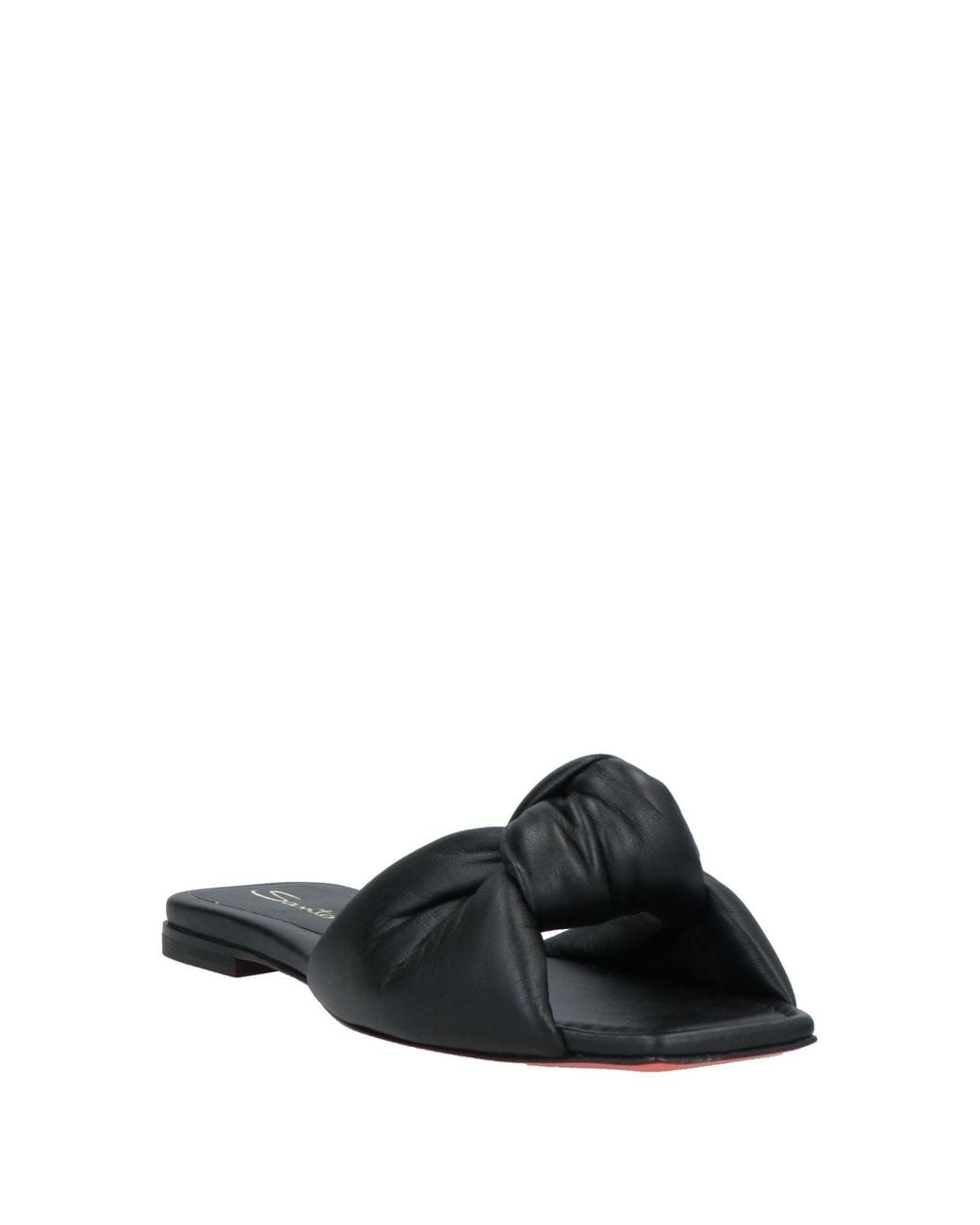 Santoni Black Sandals